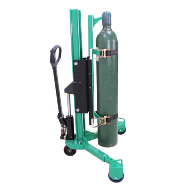 Valley Craft Drum Deluxe Lift & Transporter - Cylinder Connection, 800 lb. Capacity, used w/ 9-18